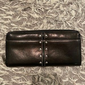 Michael Kors leather wallet with studs